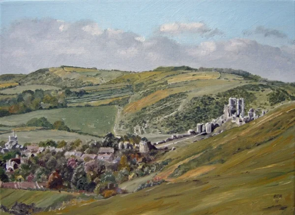 Above Corfe Castle (SOLD)