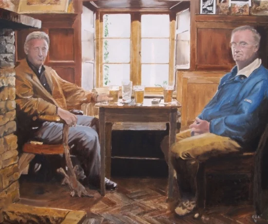 At the Square & Compass  (Fine Art 24"x16" Print - £165) 