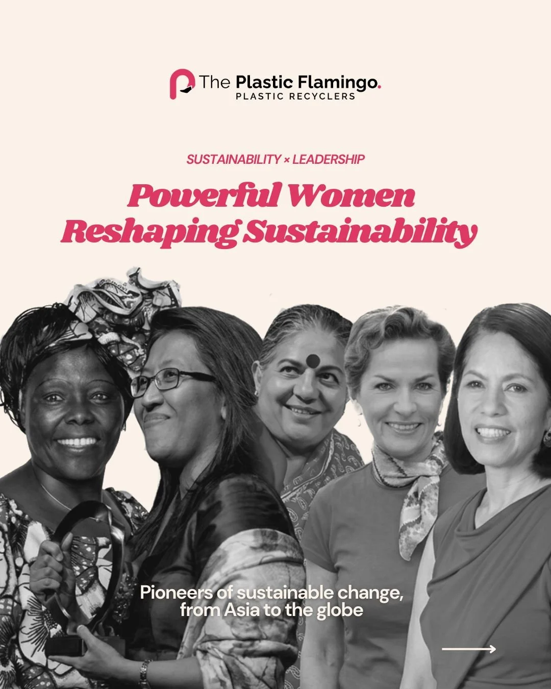 This March, we celebrate International Women's Month. Meet 5 pioneering women who didn't wait for change. They created it. Through activism, diplomacy, and sheer determination, they reshaped how the world thinks about sustainability. Their courage, v