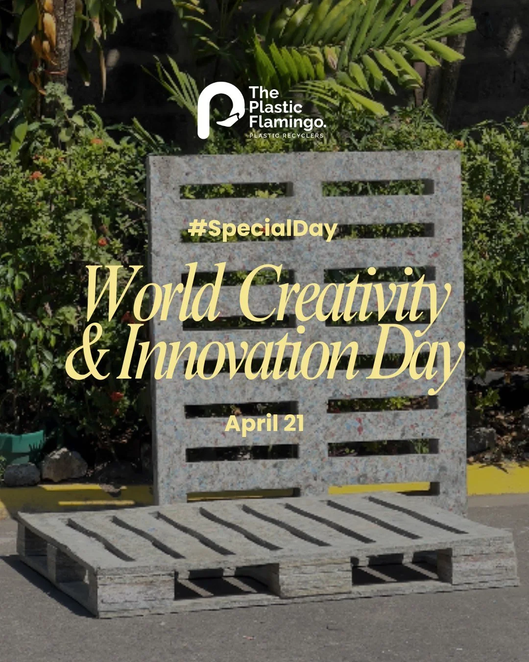 On this International Day of Creativity and Innovation, we&rsquo;re proud to show how waste can be transformed into real-world solutions. ♻️

Our circular pallet turns discarded plastic into a durable, high-performance product, proving that innovatio
