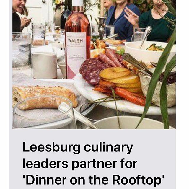 @ltmnews article on #dinnerontherooftop #cantwait #loveloudoun #downtownleesburg #getyourticketsnow