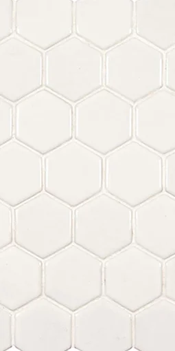 Whisper White Hexagon