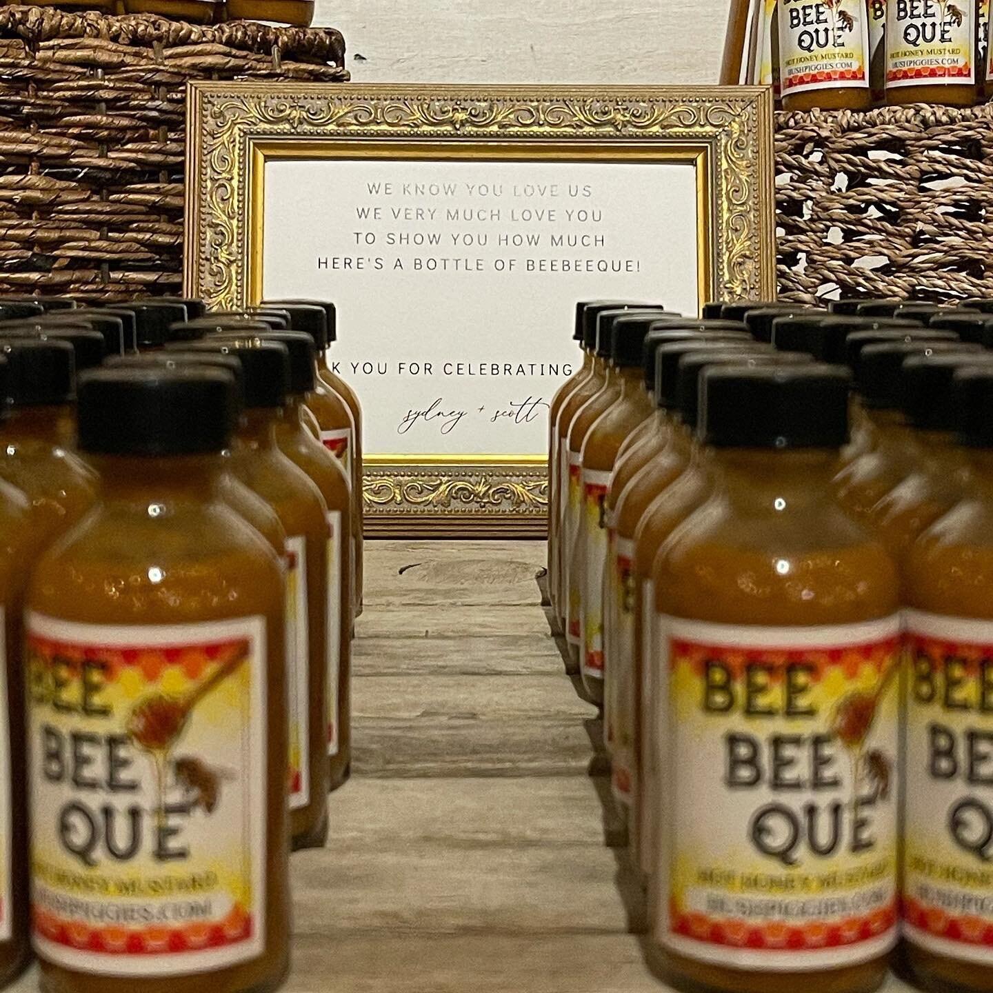 Had the great pleasure to be included in our friends wedding. Thank you Scott and  @sydneyjayann It was beautiful!! #beebeeque #bbqsauce #honeymustard #longhollowgardens #bbq #spicy