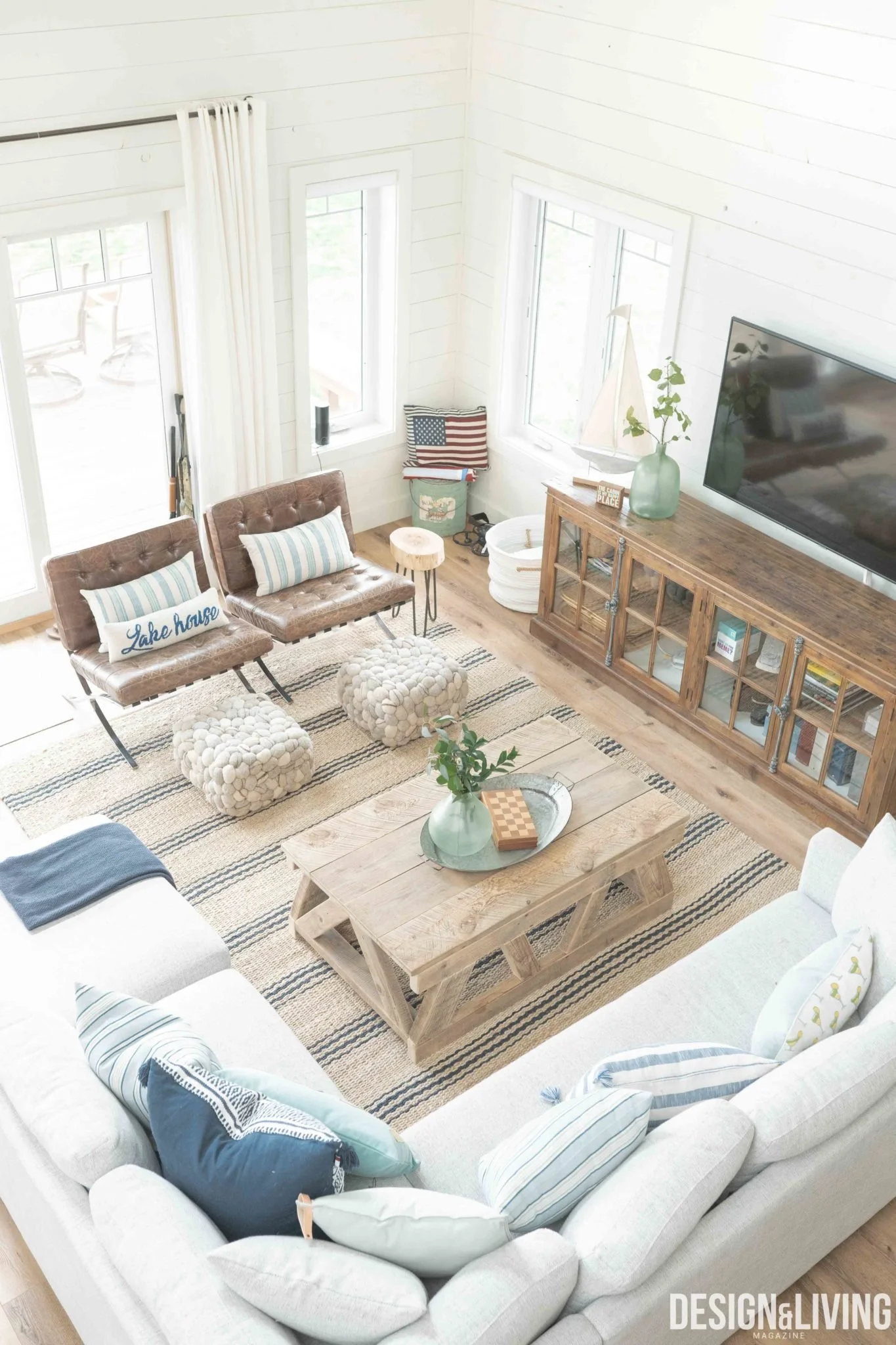  A Tale of Two Cabins   Design &amp; Living June/July 2020  