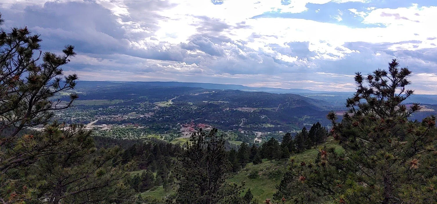Gorgeous view from the top of the mountain.