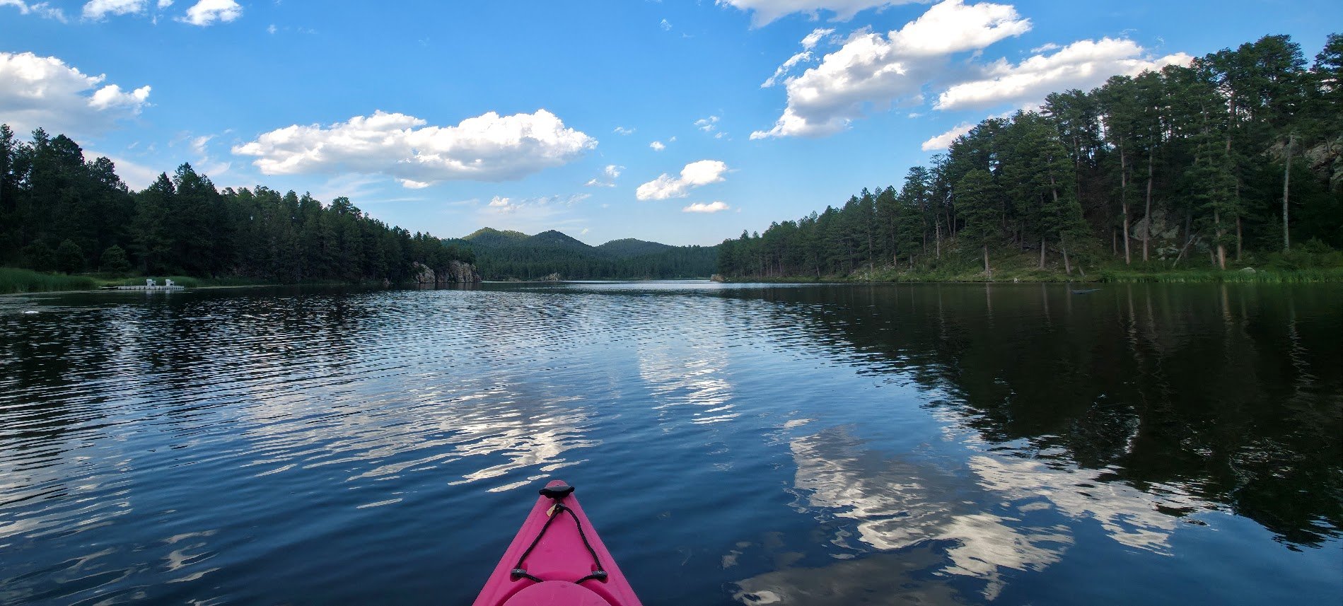 Kayaking Stockade Lake in Custer County - SD