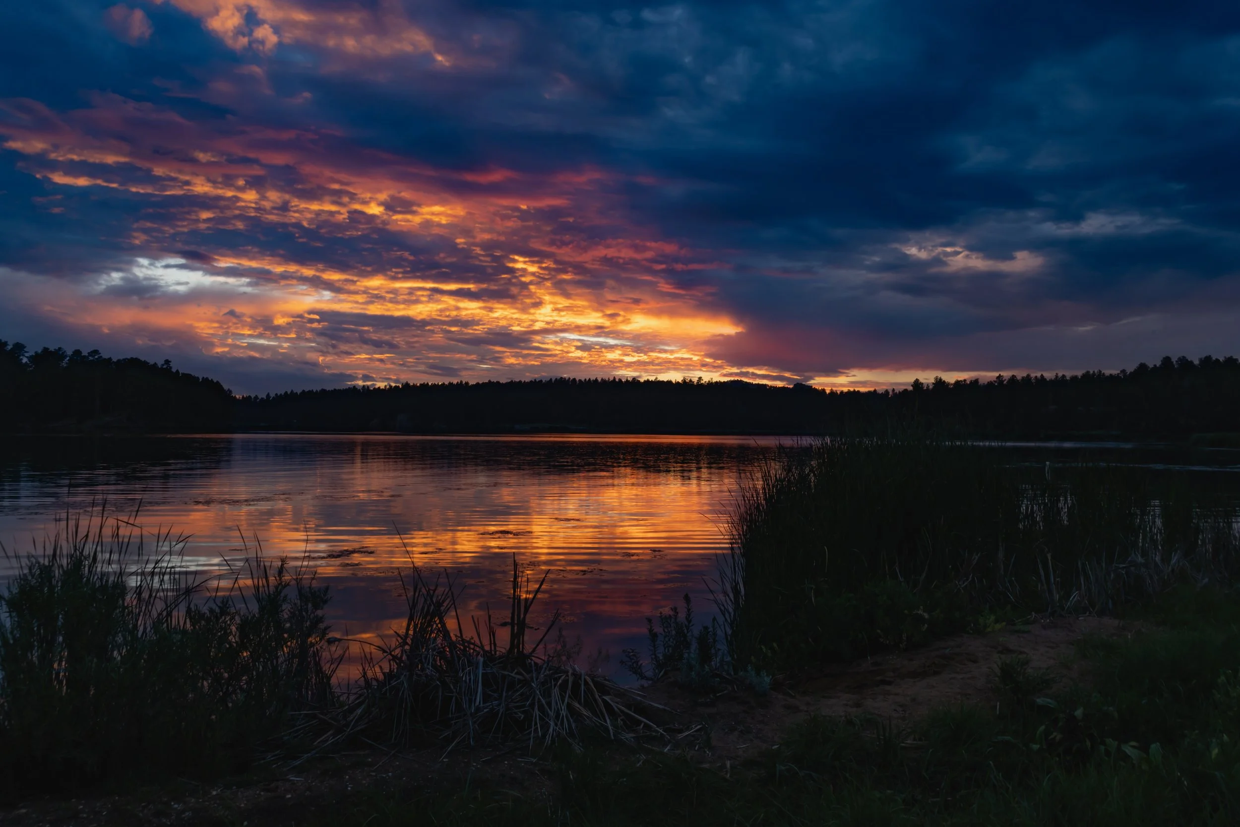 Stockade Lake at Sunset