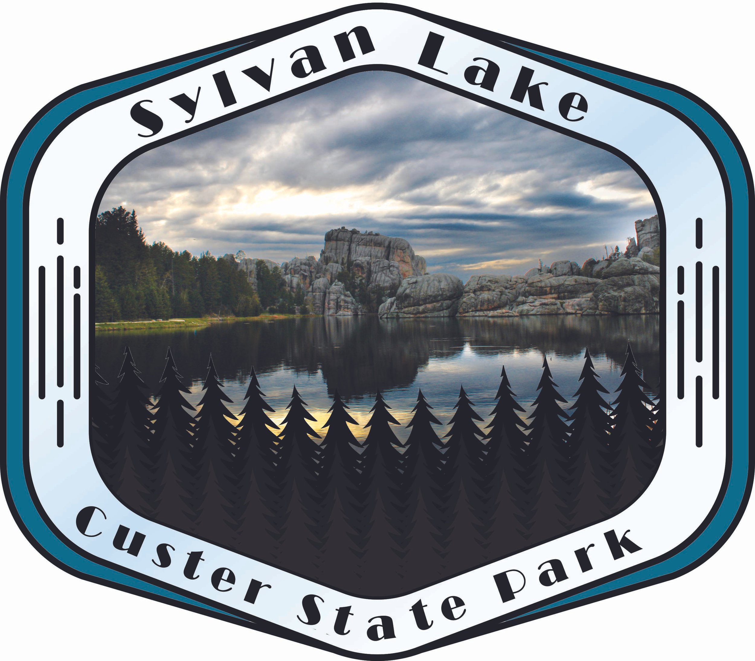 Sylvan Lake Outdoor Safe Bubble-free stickers
