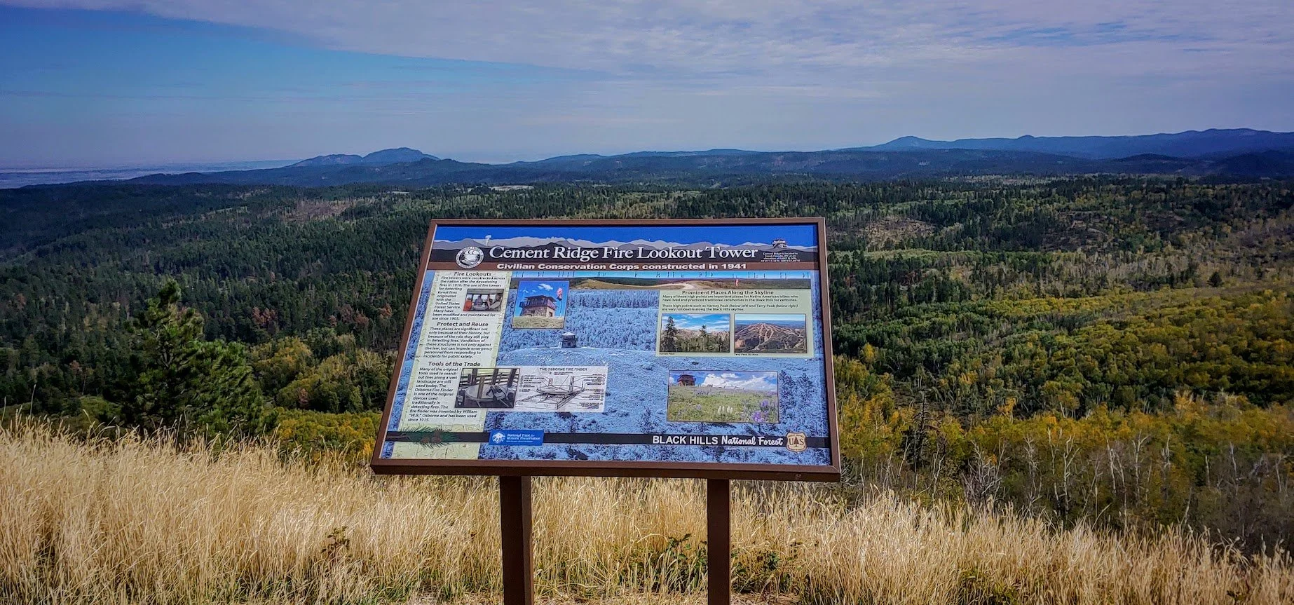 SIAM SHADE 「FINAL ROAD LAST SANCTUARY」 Cement Ridge Fire Lookout Tower — Black Hills Hiking, Biking