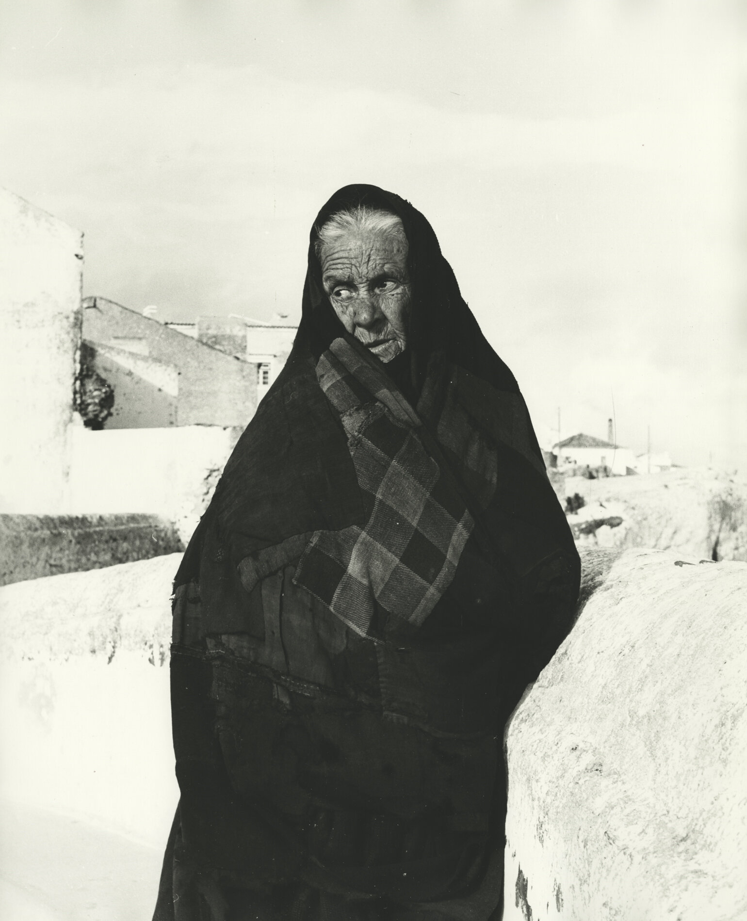 Old Woman, Portugal, Nazare, 1952