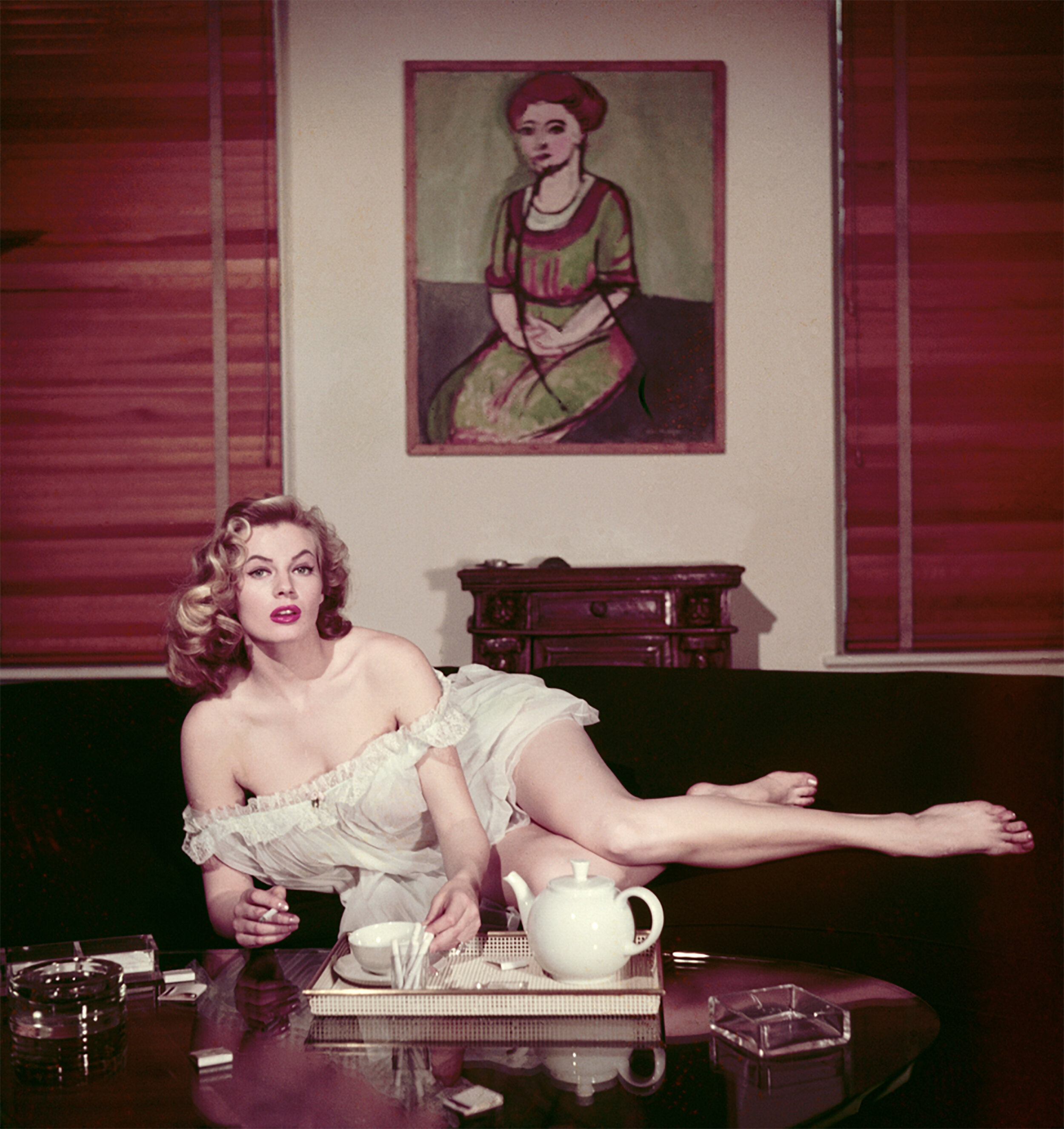 Anita Ekberg, New York, 1954