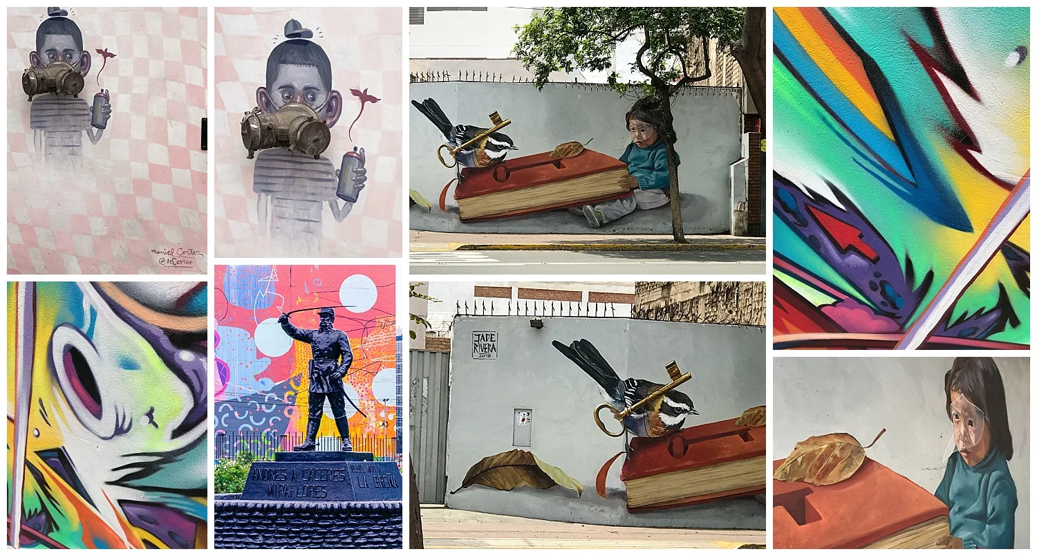 © 2018 SuZan Alexander. Lima Street Art Collage . Photography
