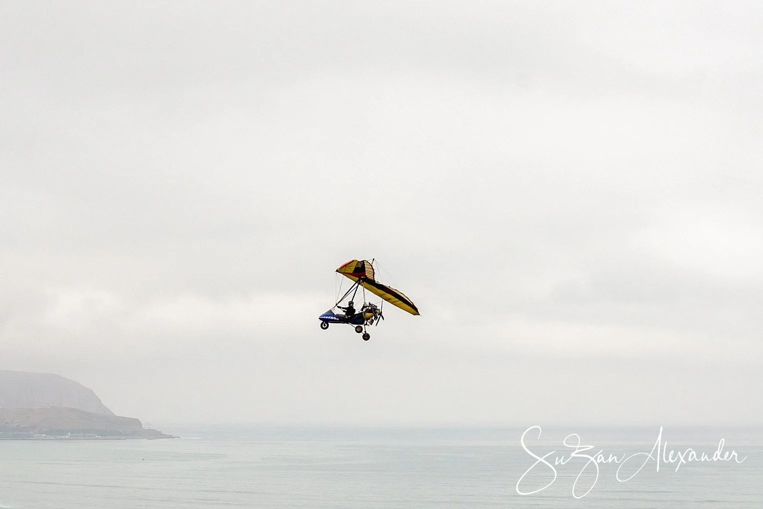 © 2018 SuZan Alexander. Gliding Above Lima Peru. Digital Photography.