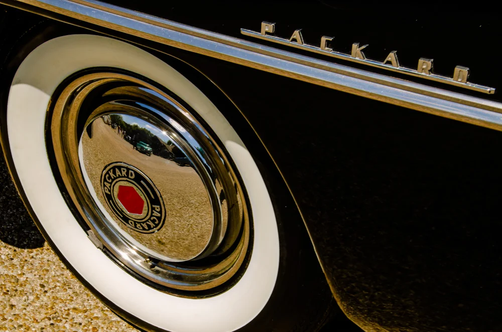 © 2013 SuZan Alexander. Packard White Wall Car Tire . Digital Photography