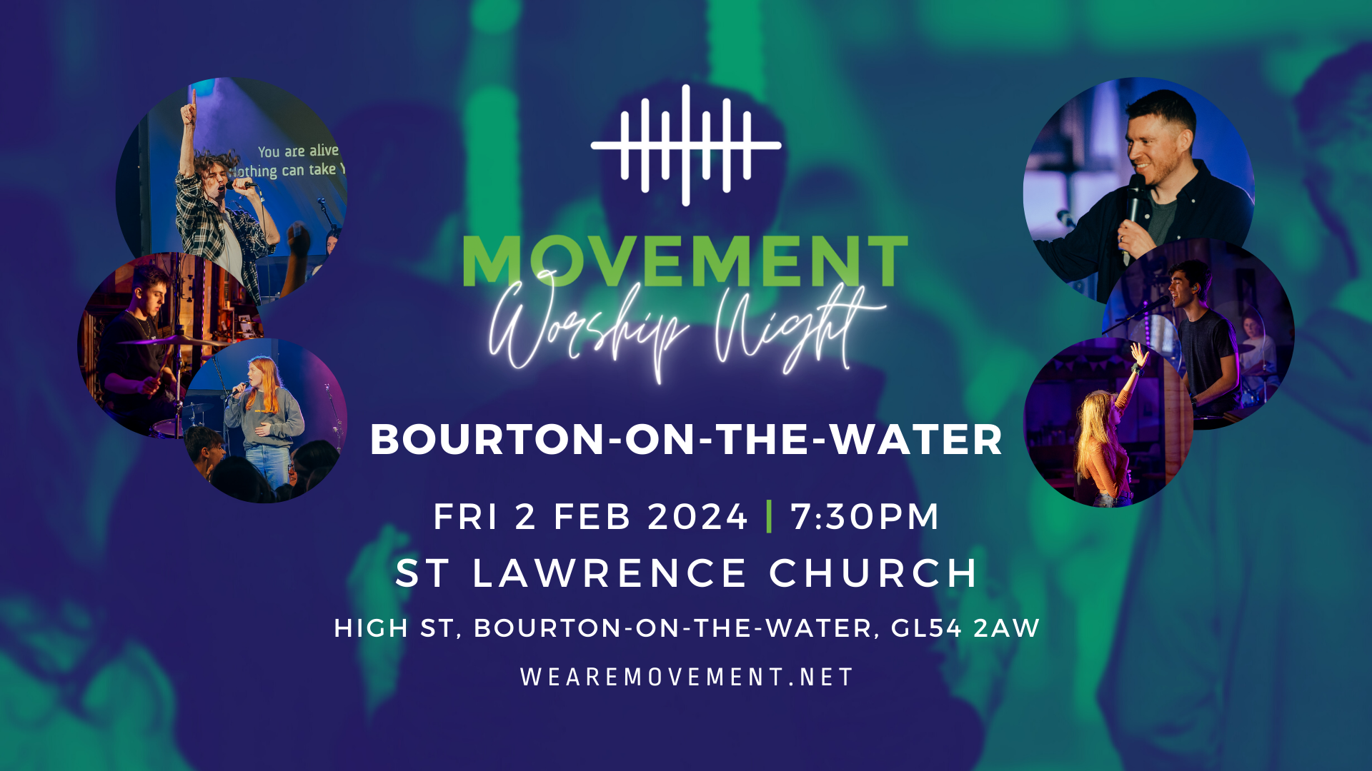 Movement Worship Night - BOURTON-ON-THE-WATER