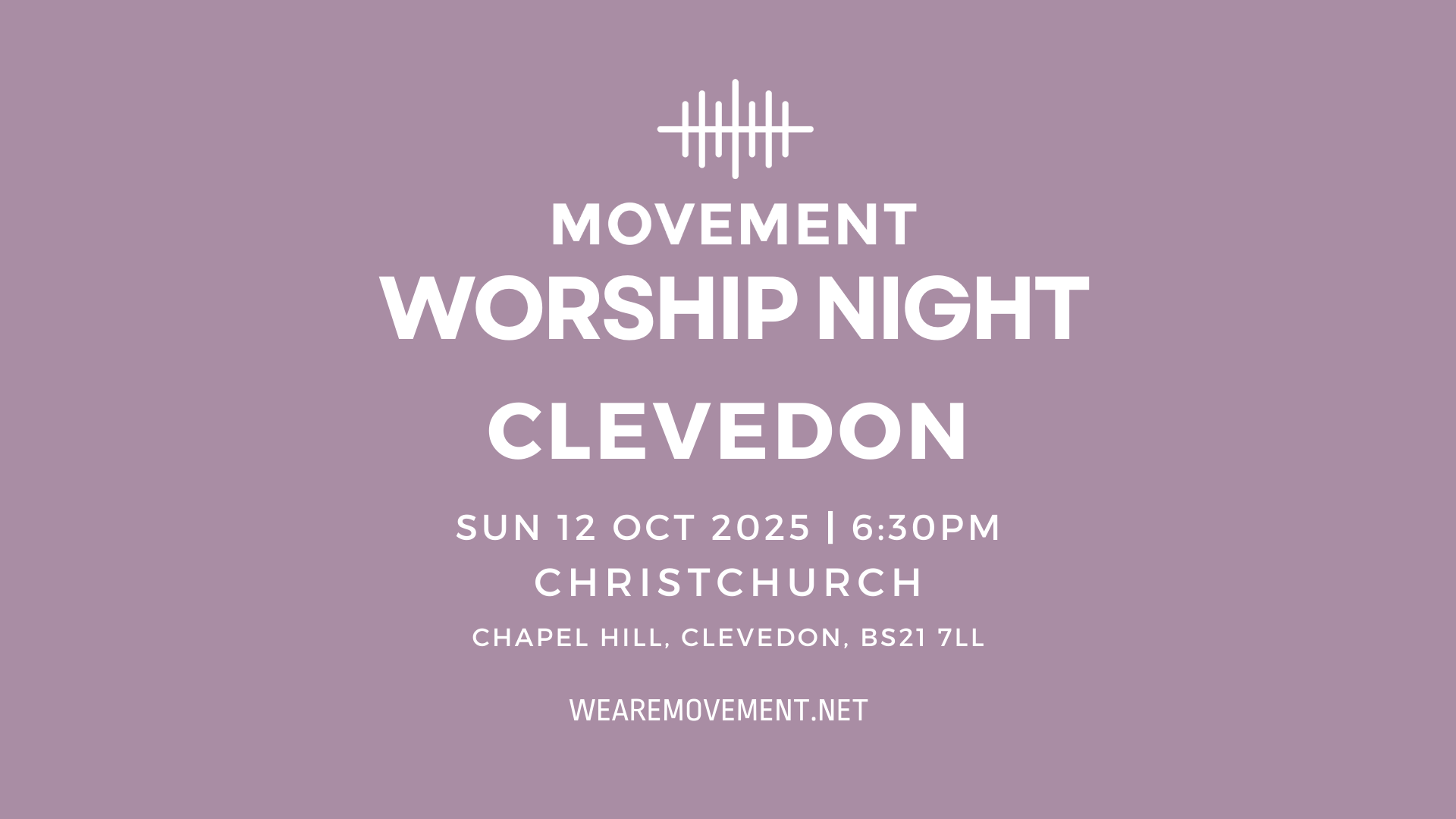 Movement Worship Night - Clevedon