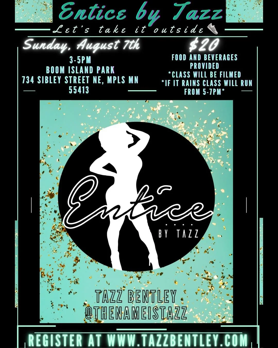 Twerk Sumn' - Let's Take it outside! Sunday, August 7th 3-5PM *5-7PM IF IT RAINS!