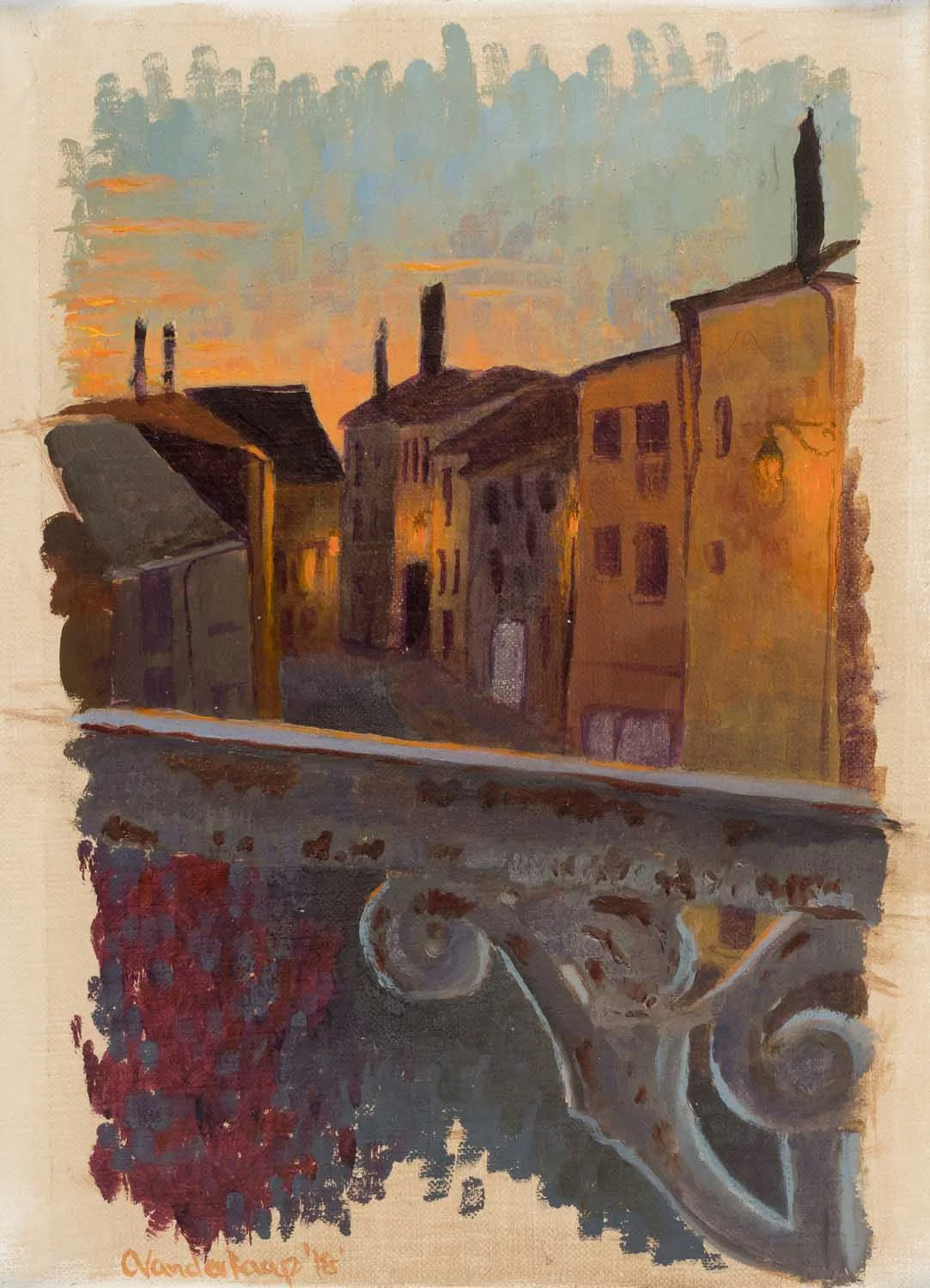 Sunrise in Chateau-Argenton