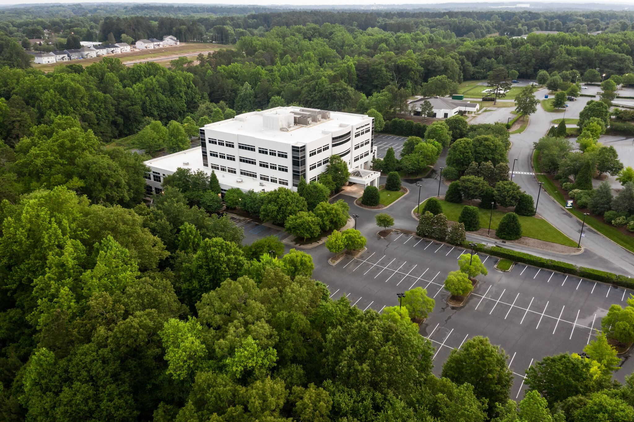 Aerial hospital shoot in Spartanburg, SC