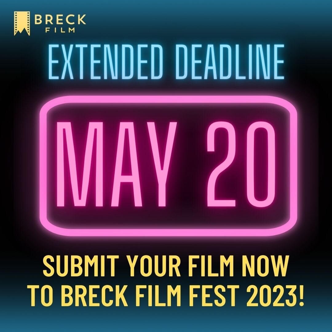 It&rsquo;s finally here! The last deadline for Breck Film Fest 2023 is in one week (May 20th). This is your absolute last opportunity to submit your film to this year&rsquo;s festival. Don&rsquo;t miss out! BFF only comes once a year! Link in bio to 