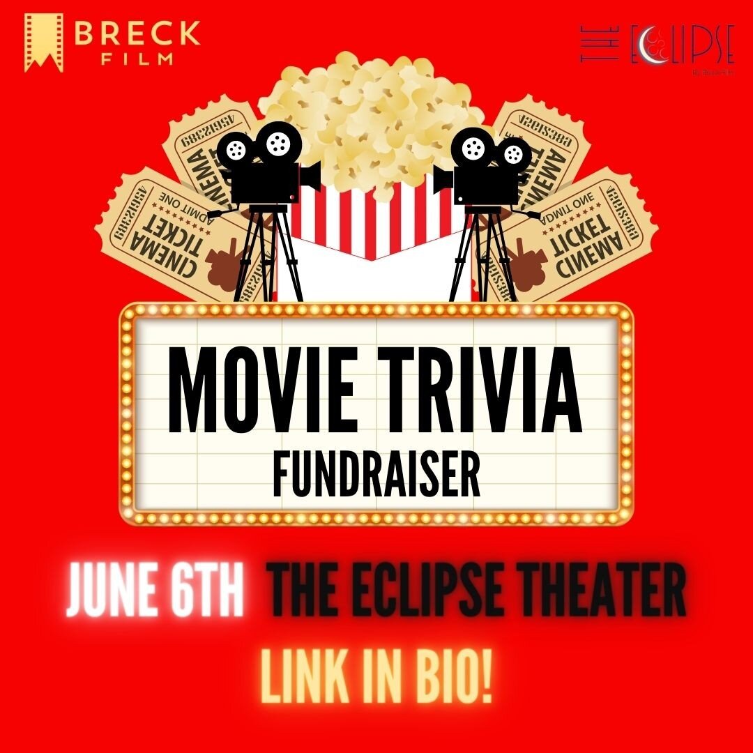 Our annual fundraiser is coming up on June 6th! We&rsquo;re doing things a little differently this year with a Movie Trivia themed night! Make your trivia teams, find some costumes, and come along for a chance to win HUGE prizes! Food and drink inclu