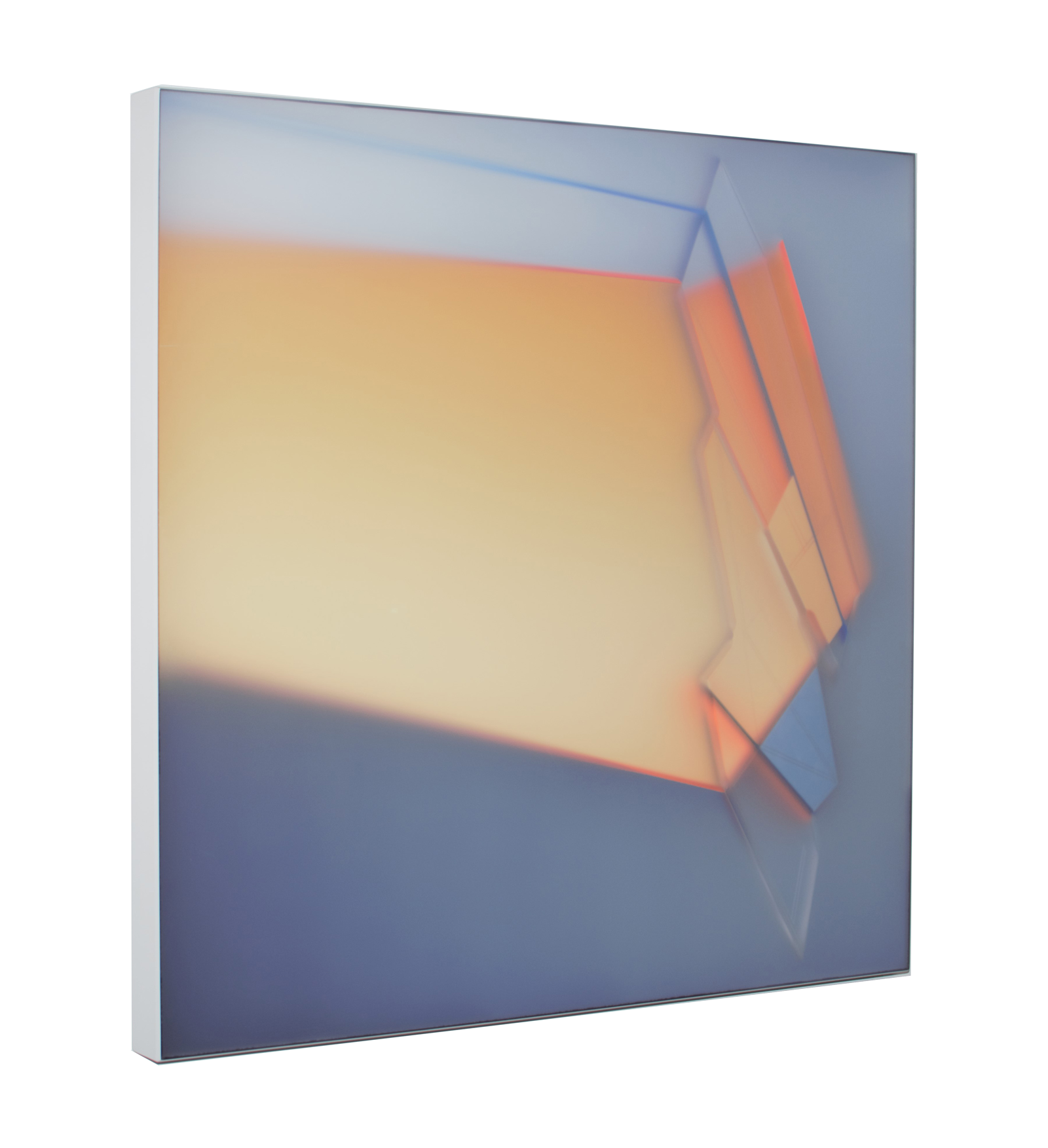 Ivory Sojourn Two (2017) Acrylic and acrylic glass 32 x 32 x 2.75 inches Sold