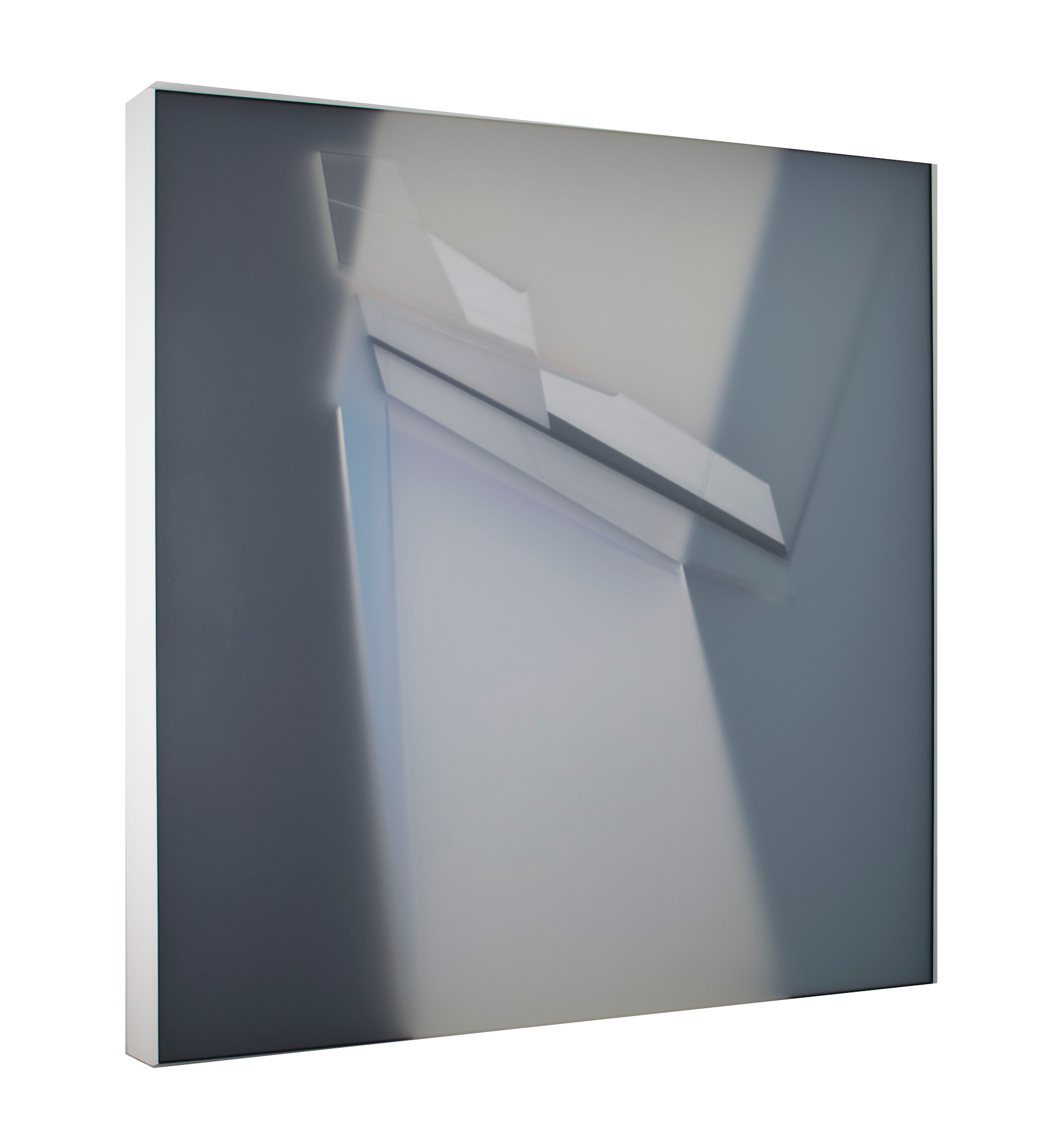 Gray Fracture Two (2016) Acrylic and acrylic glass 32 x 32 x 2.75 inches Inquire