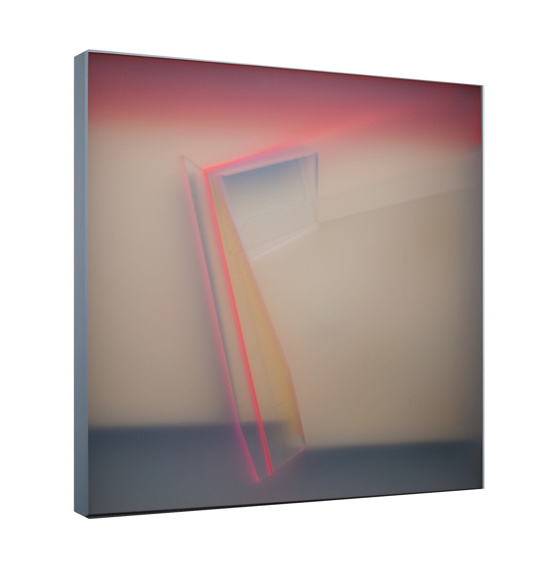 Ivory Valkyrie 4 (2015) Acrylic and acrylic glass 32 x 32 x 3 inches Sold