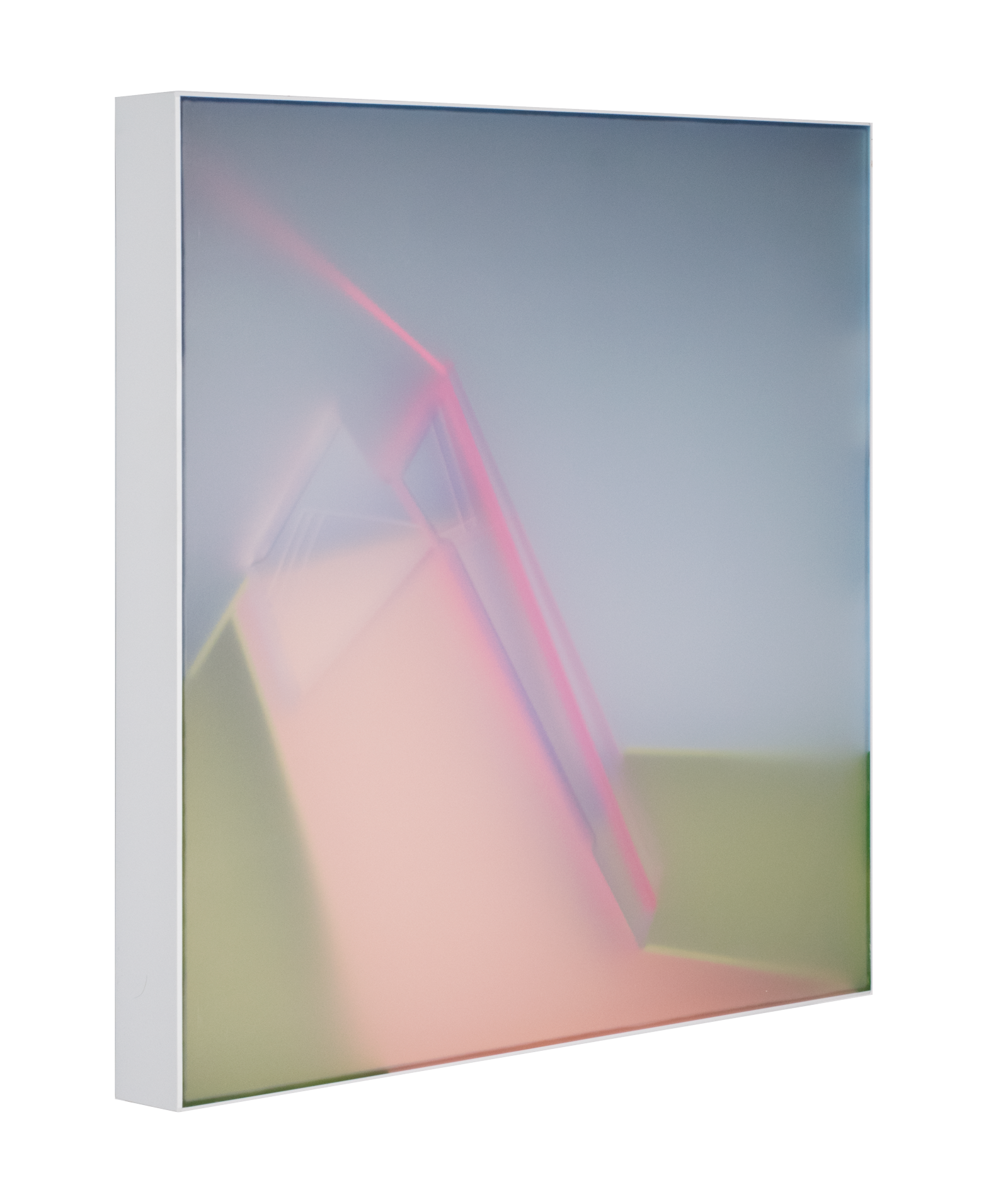 Blue Sojourn Seven (2018) Solid acrylic sculpture 24 x 24 x 2.5 inches $1800 INQUIRE