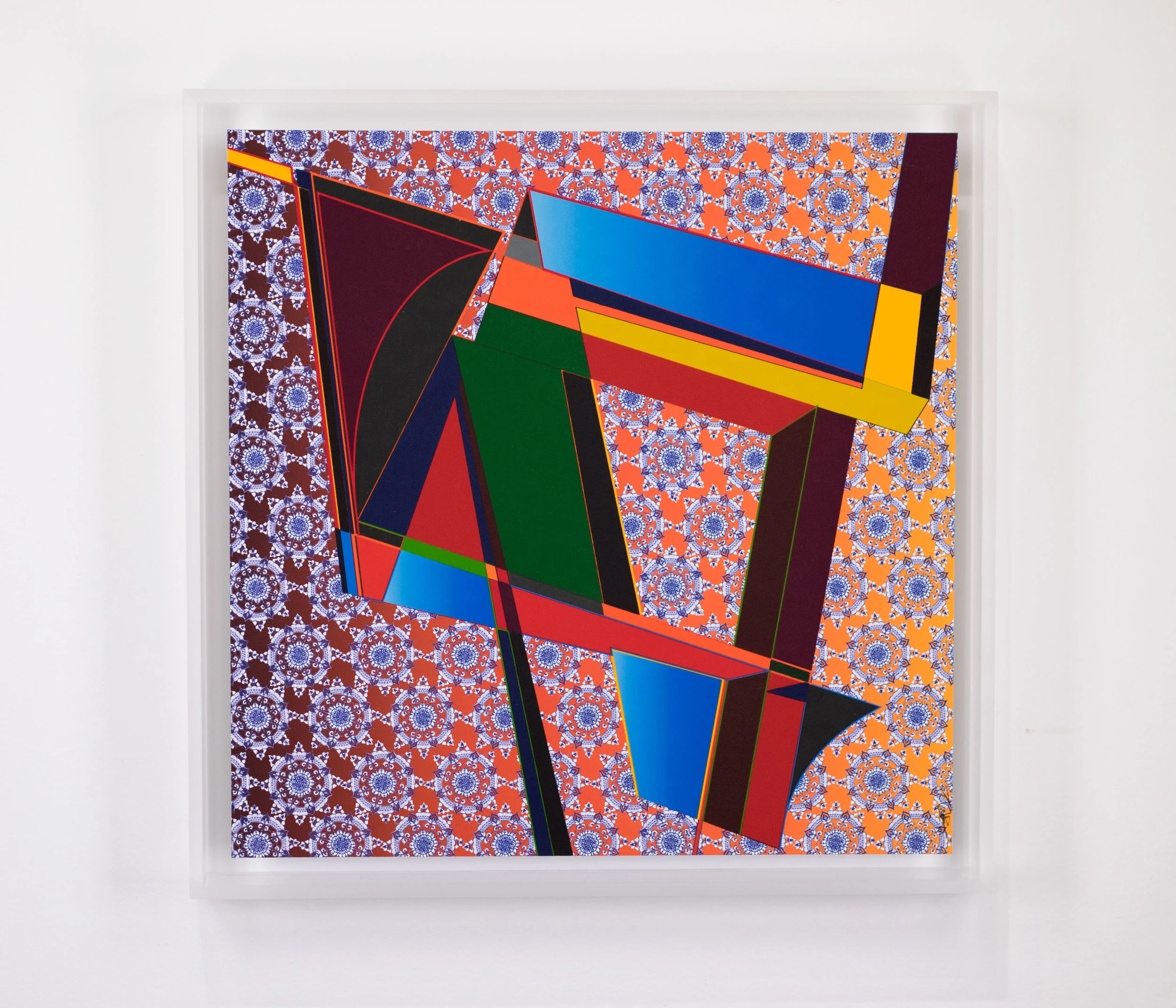 FRESH PRINTS SEVEN, 2018, 13 x 13 inches framed