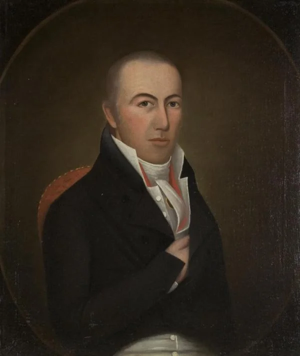 Rev. Elihu Ely (1777 - 1839) Father of Rev. Samuel Ely Portrait by Ralph Eleaser Whiteside Earl 1788 - 1838 ca. 1803 Oil on canvas Chrysler Museum of Art, Norfolk, VA