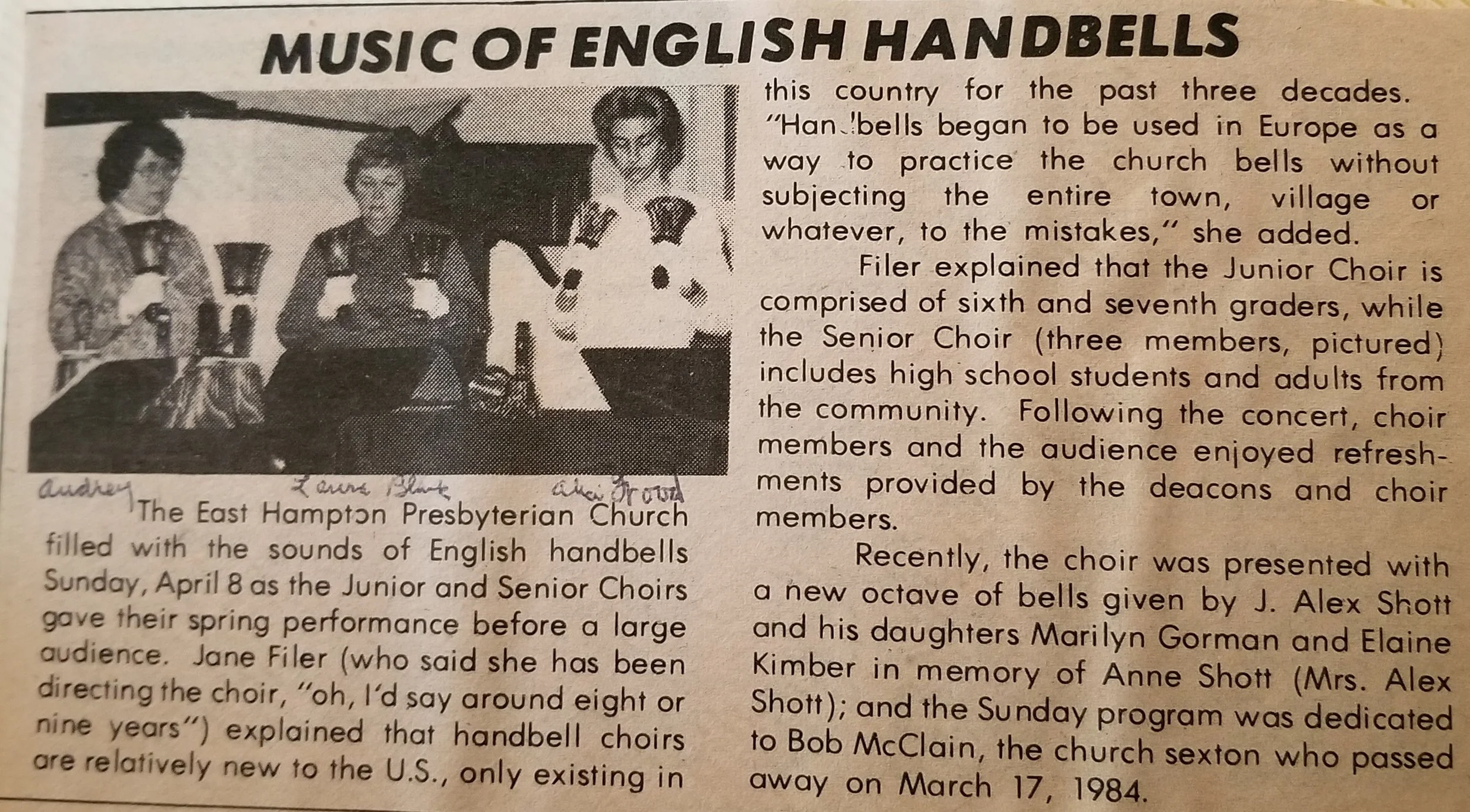 Music of English Handbells