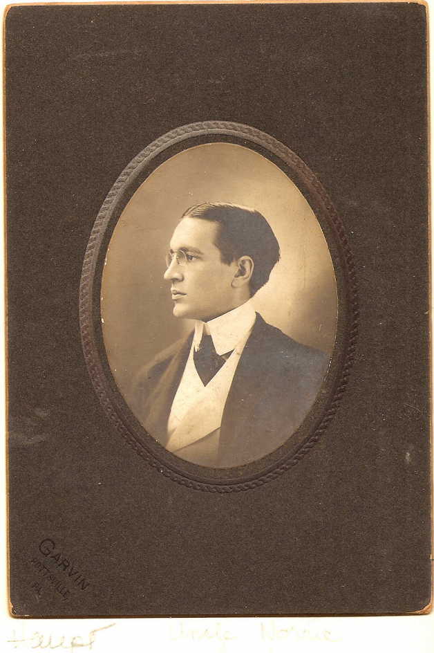 Norris W. Harkness, c. 1890, most likely during his college education