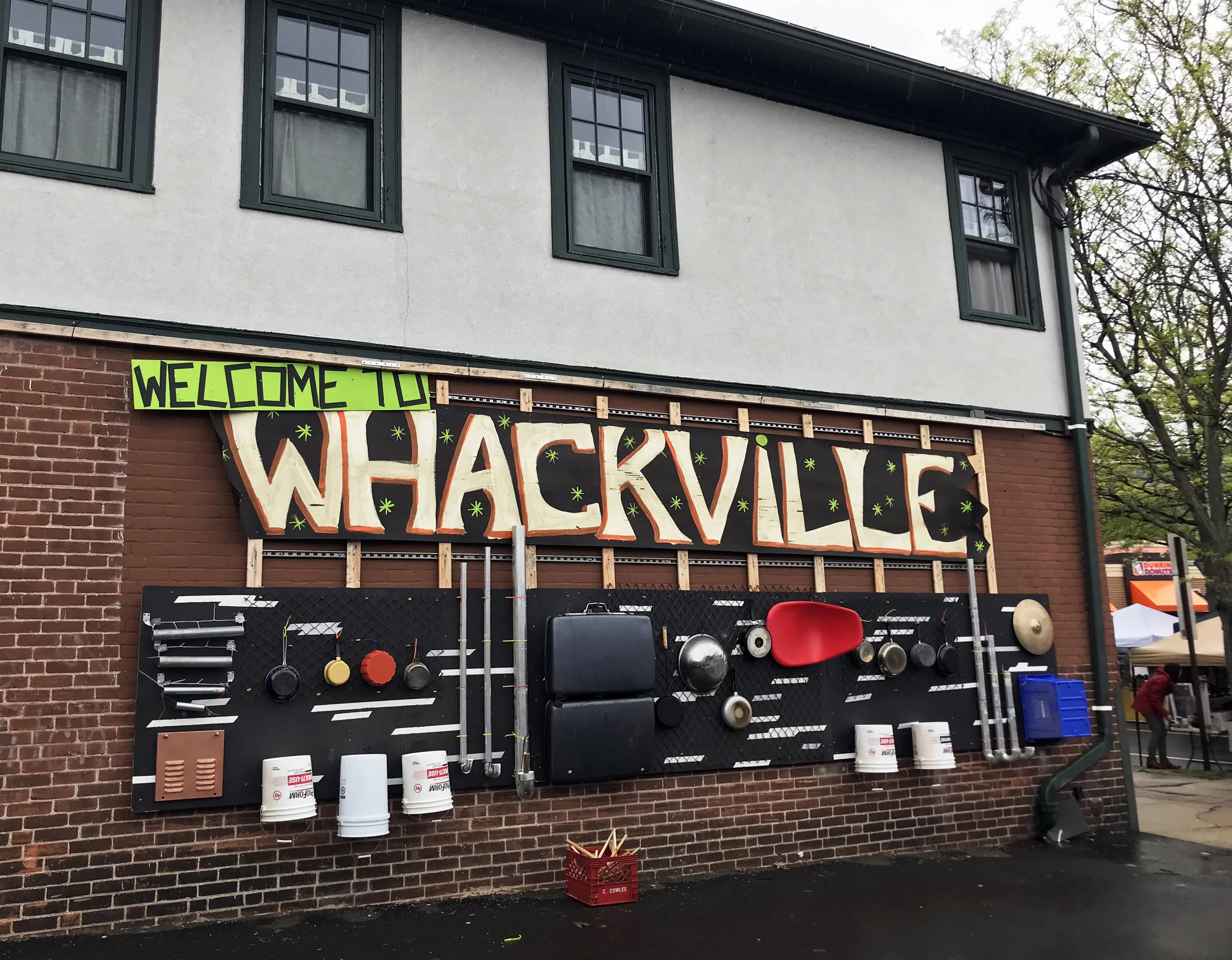 Welcome To Whackville was reinstalled for the 2018 Artwalk Festival with a few modifications and upgrades…