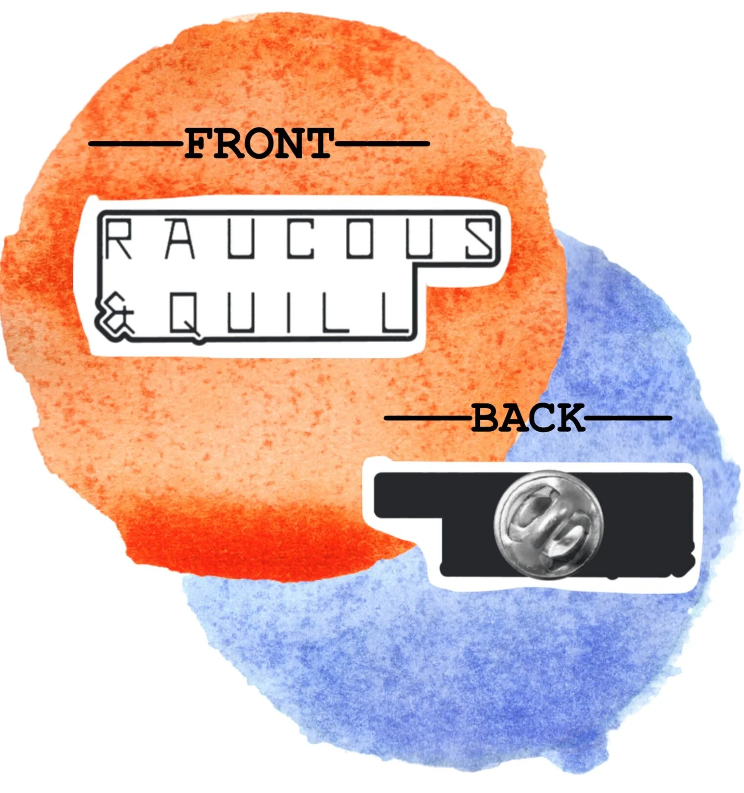 Raucous&amp;Quill Enamel Pins