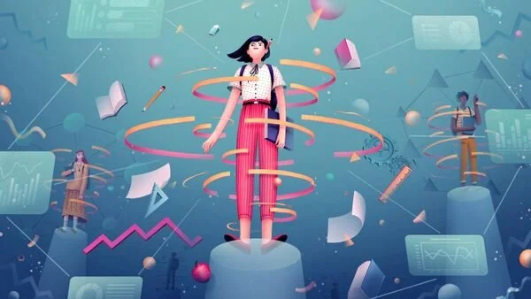 Julia Yellow illustrated this piece on the changing nature of grading.