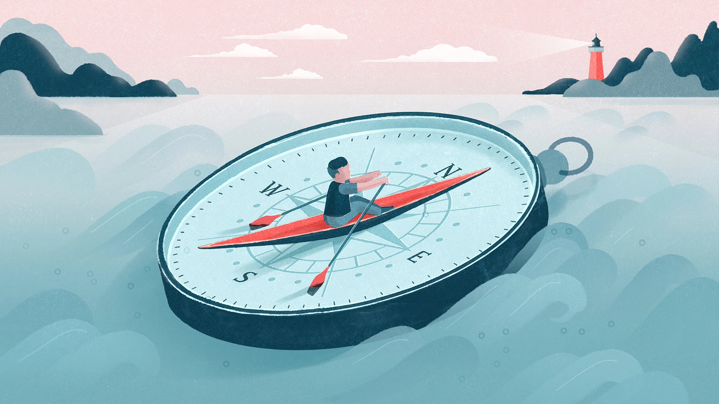 I commissioned Gracia Lam to dream up this evocative depiction of teens navigating stress for the Edutopia feature titled High School Is Not the Time to Let Up on SEL