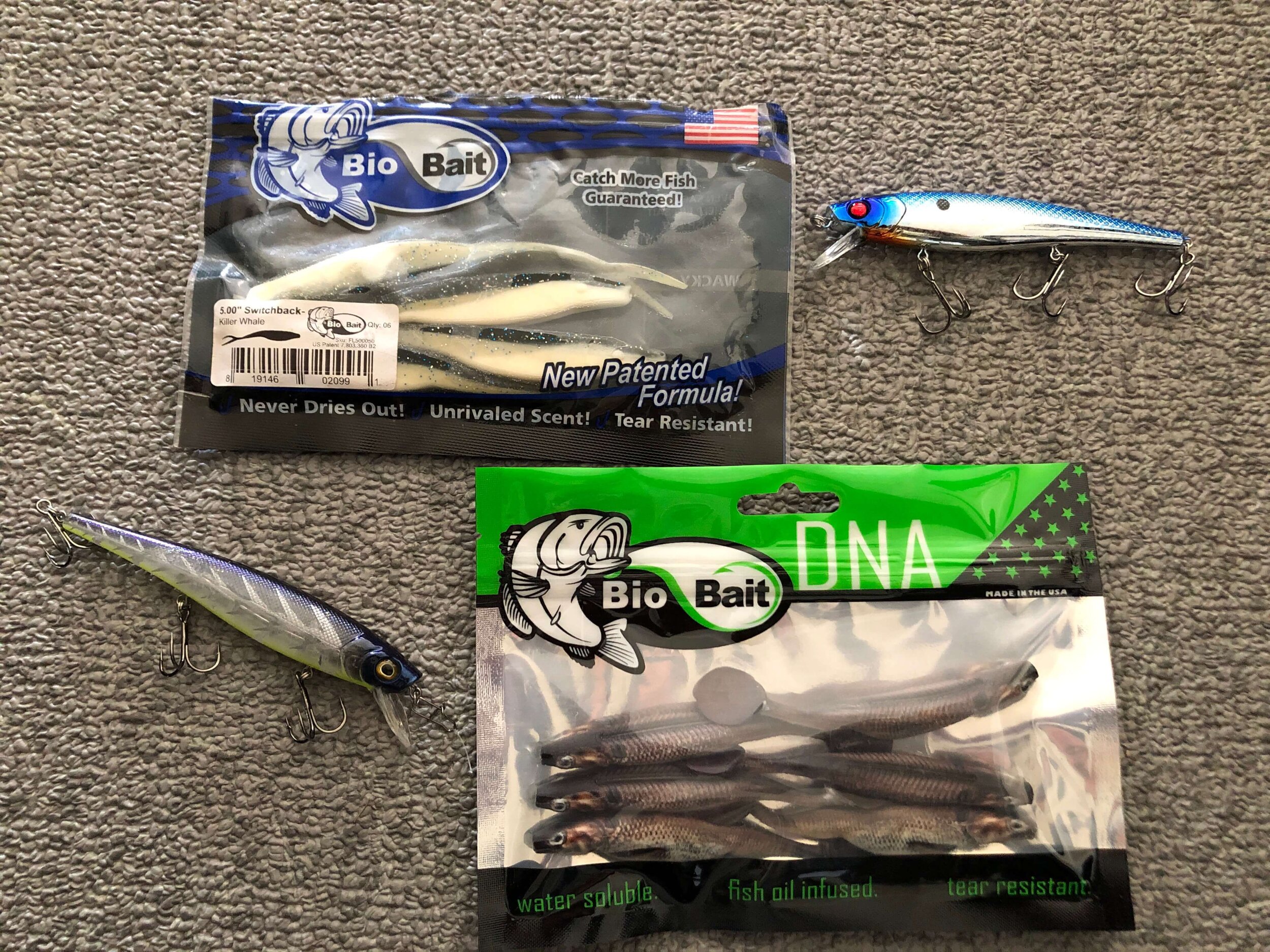 5 Vintage Abu Garcia Spinners 2 Droppen and 3 Jungle Fishing Lures Black Box 
