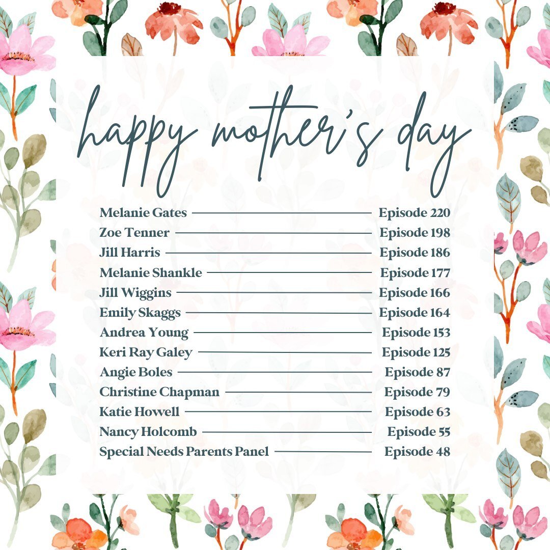 Happy Mother's Day! 💐⁠
⁠
Whether you are...⁠
⁠
- a mom in the newborn fog ⁠
- a mom in the throws of toddlerhood⁠
- a mom with an empty nest⁠
- longing to become a mom⁠
- grieving the loss of a mom⁠
- grieving the loss of a child⁠
- spending Mother'