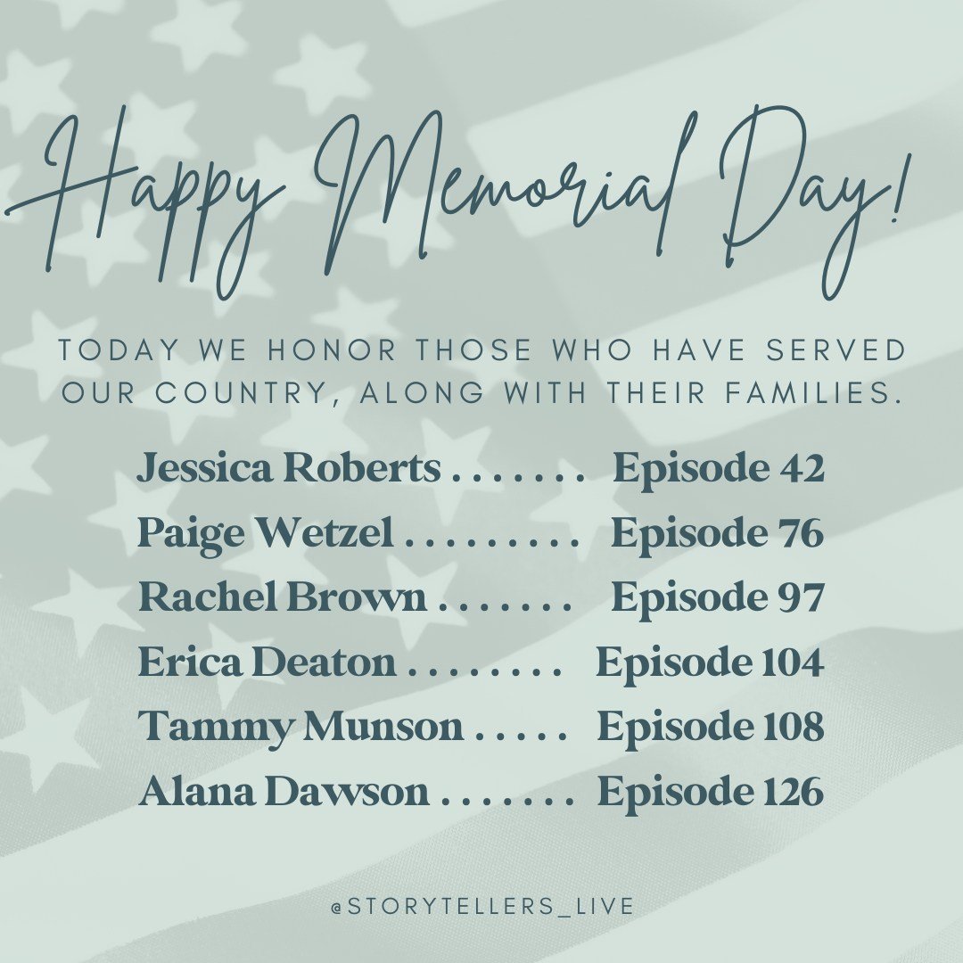 🇺🇸 Happy Memorial Day! 🇺🇸⁠
⁠
As we celebrate this holiday with family and friends, let us never forget the sacrifice of those who fought and are fighting for our freedom. To honor our military and their families, we encourage you to listen to the
