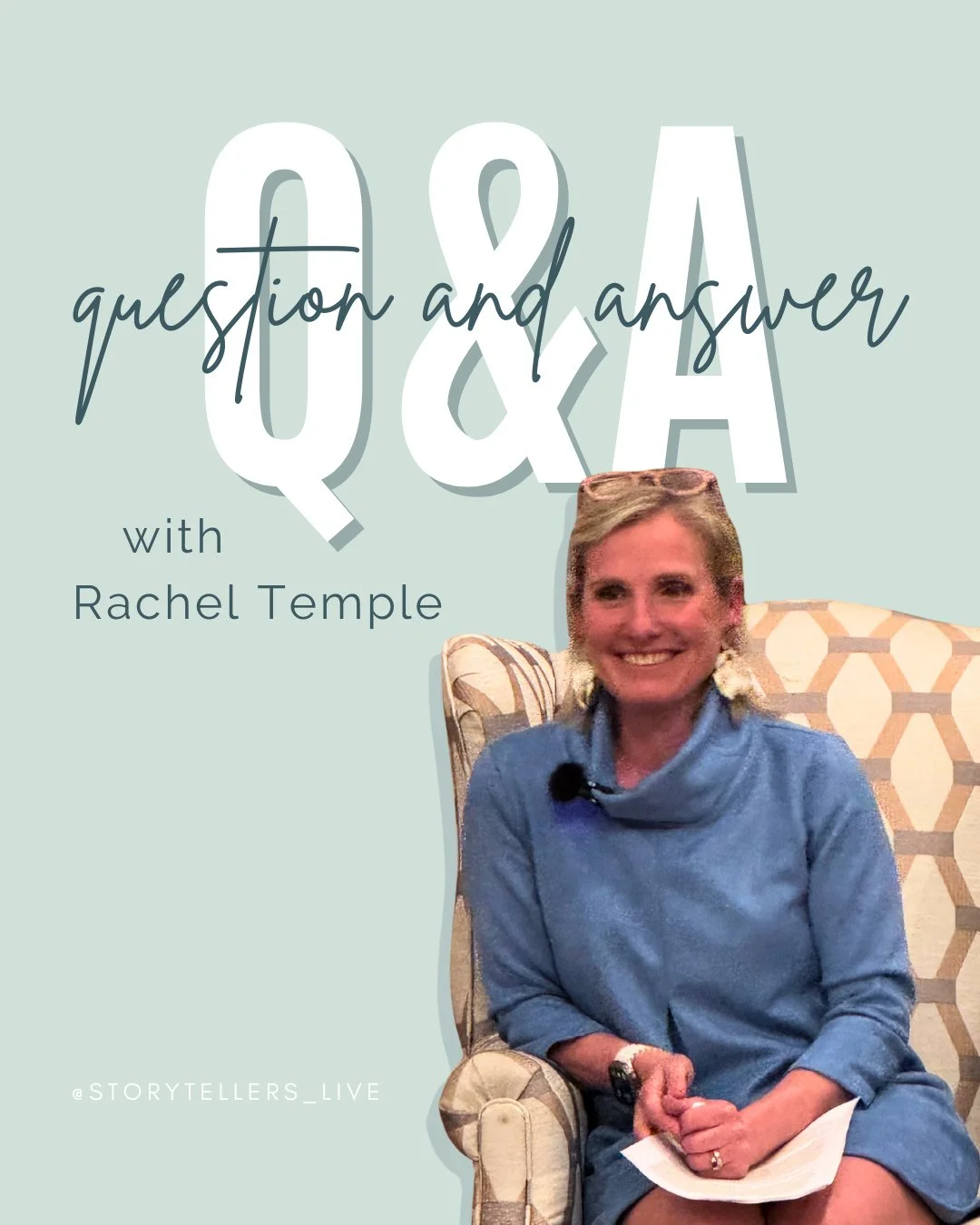 We've got another Q&amp;A session for our Patreon STL Insiders! ⁠
⁠
At the end of most live gatherings, the storyteller will take questions from those in attendance. This week, we're posting the Q&amp;As from our storyteller, Rachel Temple, who share