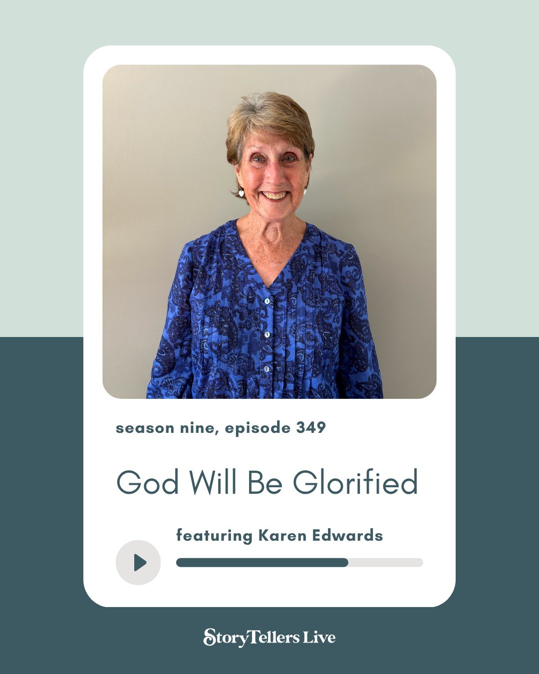 When life suddenly leads us into dark and unforeseen valleys, fear can feel overwhelming. But as today&rsquo;s storyteller reminds us, it&rsquo;s in those moments that God&rsquo;s presence draws near&mdash;through His Spirit and His people. 💛⁠
⁠
At 