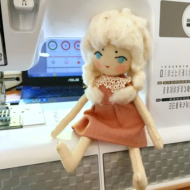Neppie with my sewing machine