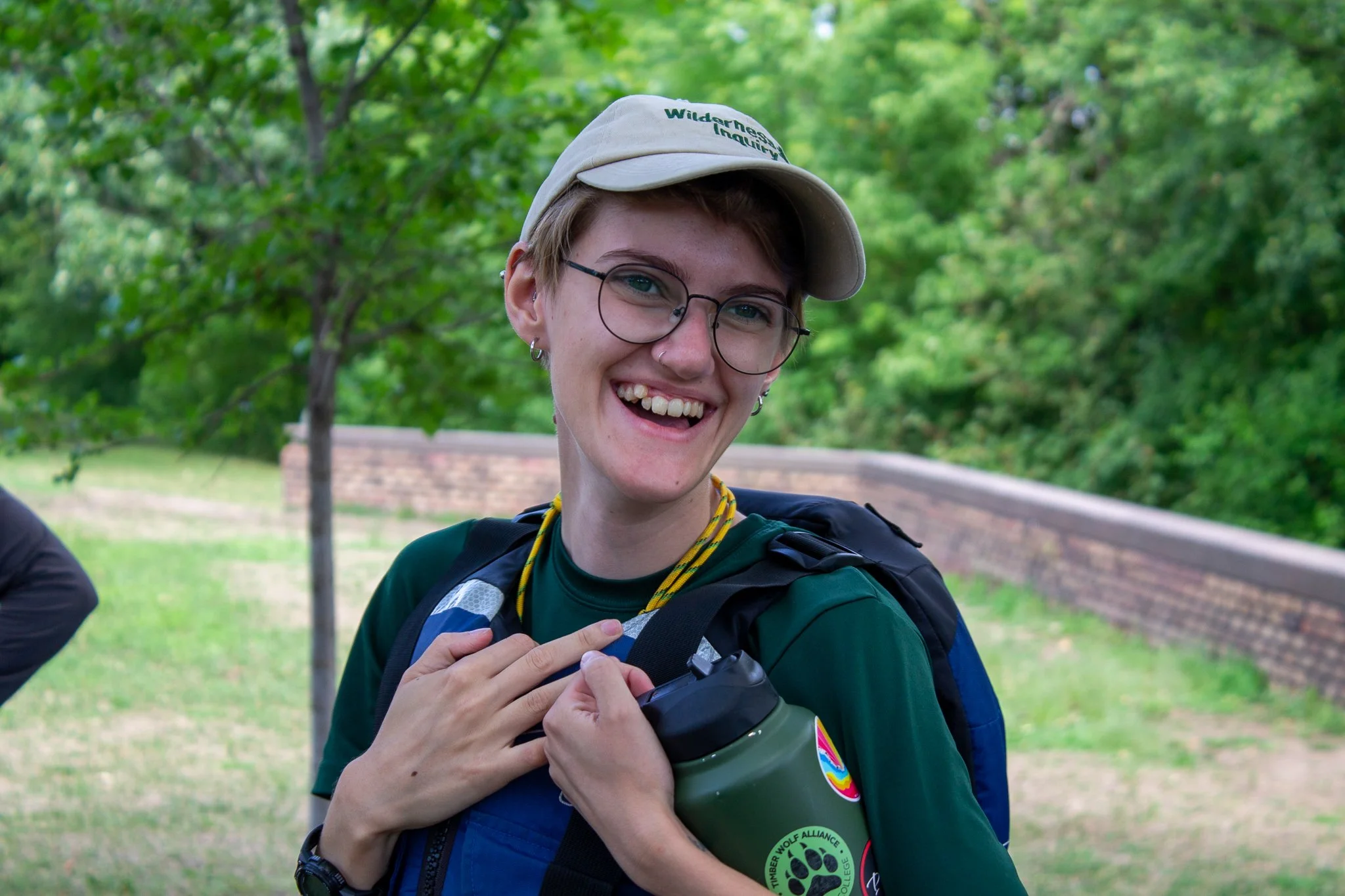 Outdoor leader Riss Leitzke on a day trip