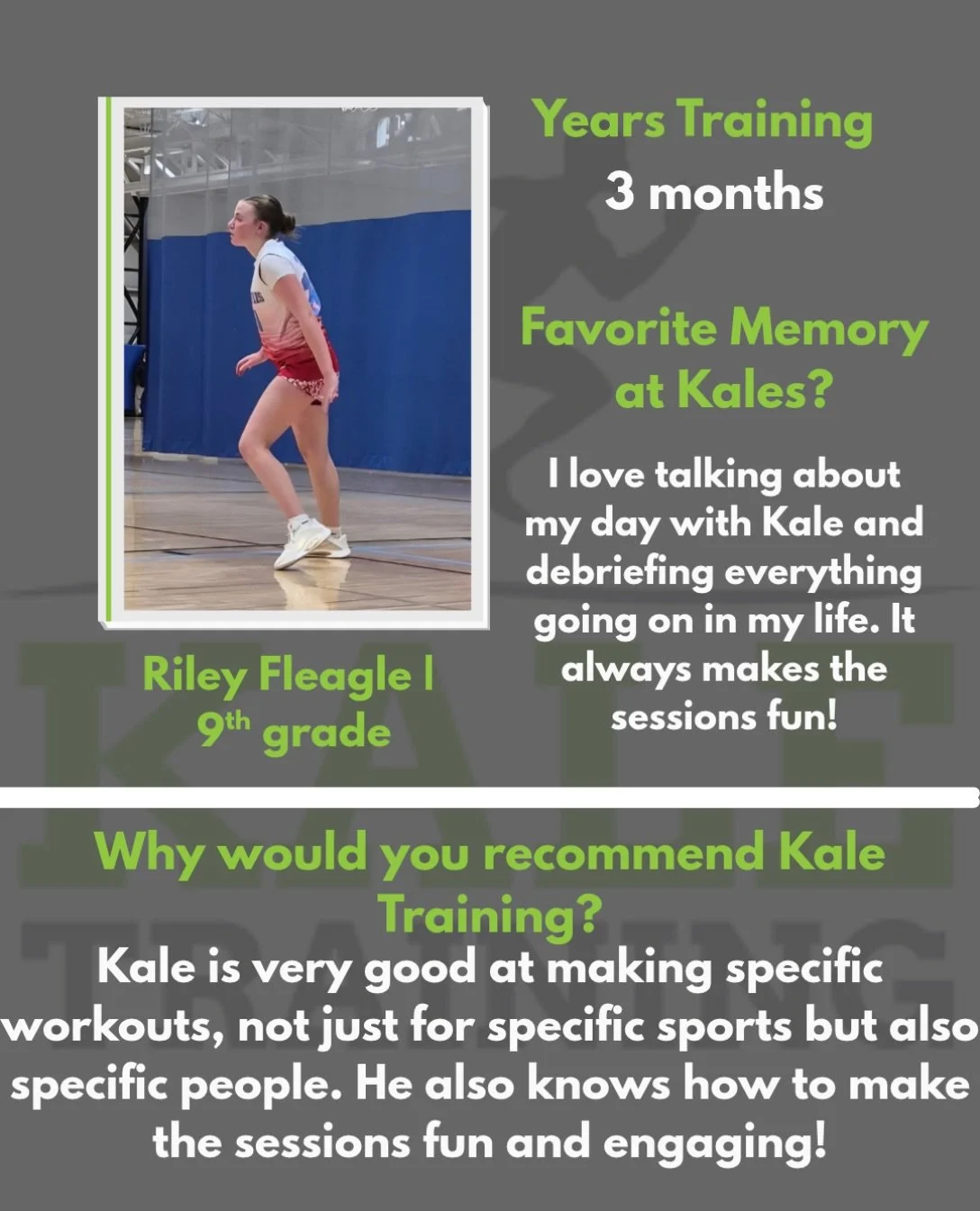 🚨Athlete Spotlight: @rileyy_fleaglee ⚡️Training is so much more than just sets and reps&mdash;it&rsquo;s about building a space where hard work meets community. 🤝

Riley has been training with us for 3 months, and she&rsquo;s been getting stronger 