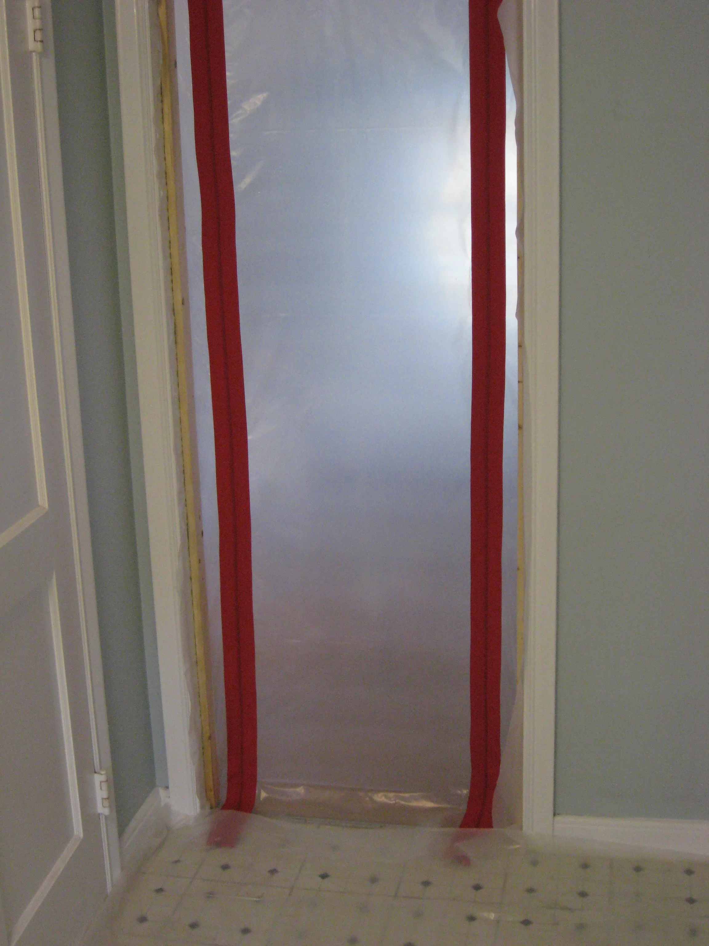 Dust Protection between Jobsite and Living Space