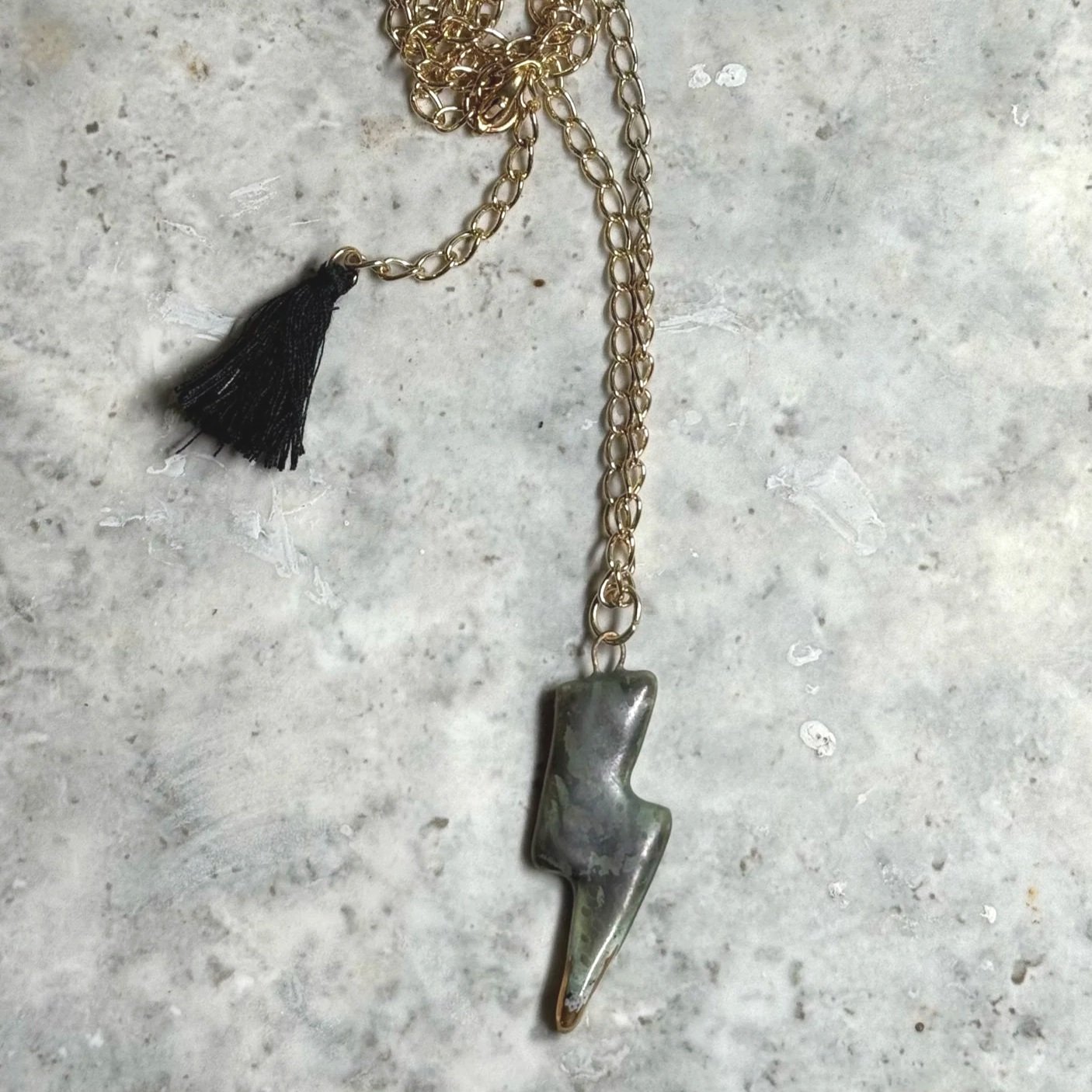 Ceramic Bolt necklace (Second)
