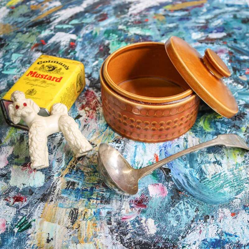 Hornsea Saffron Sugar Condiments Pot with Lid