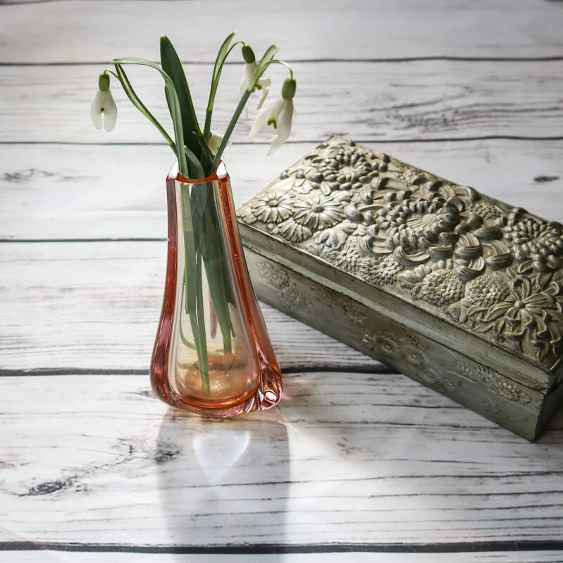 Mid Century Murano Glass Vintage Posey Vase