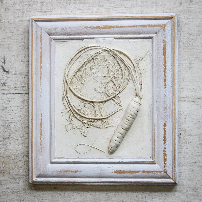 Single Carrot Frame Plaster